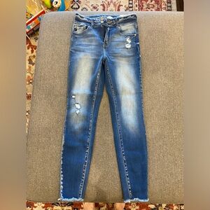 KanCan High Rise Ankle Skinny Jeans